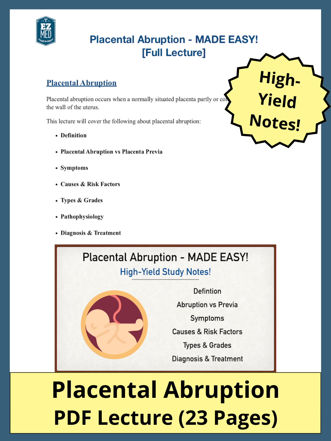 Placental Abruption [PDF Lecture]